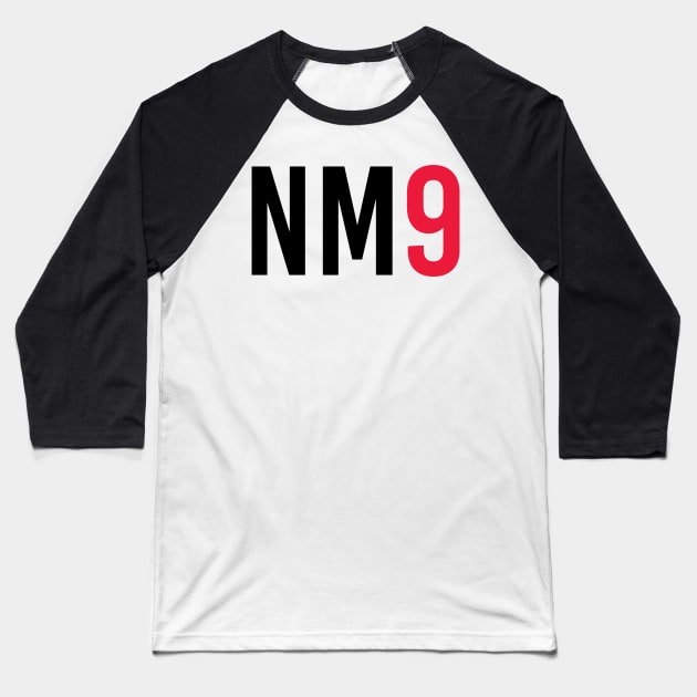 Nikita Mazepin 9 - Driver Initials and Number Baseball T-Shirt by GreazyL